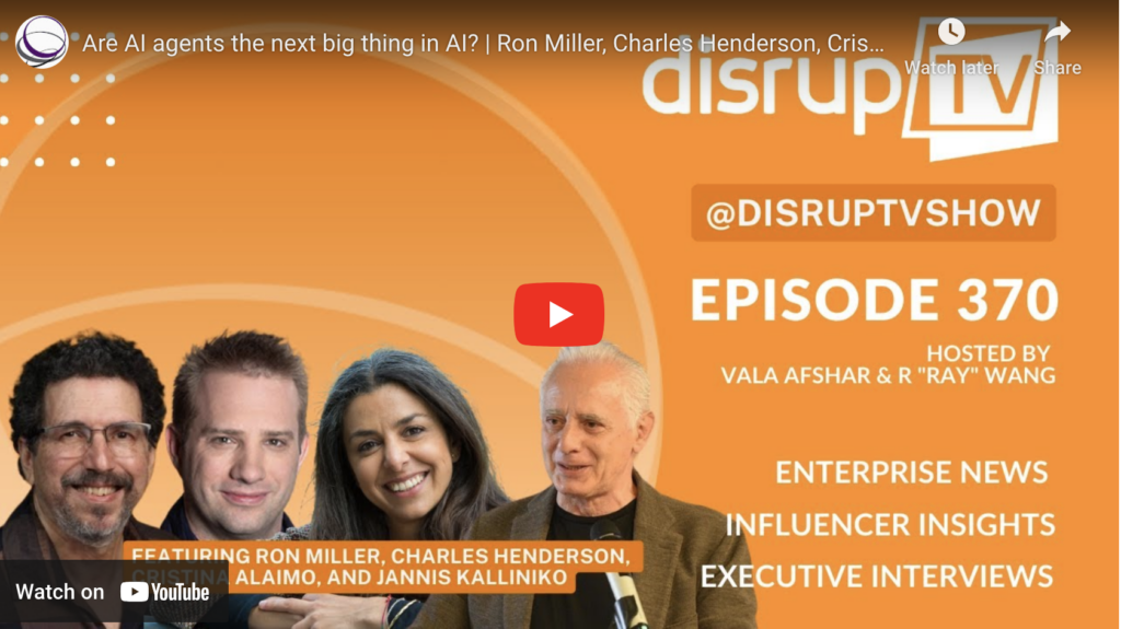 Data Rules on DisrupTV!