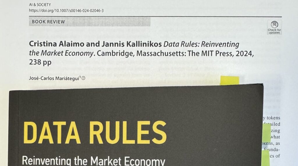 Data Rules is on AI & Society!